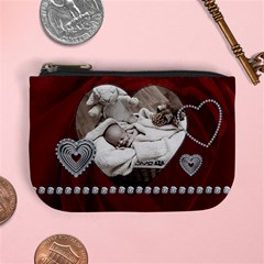 Red Hearts Mini Coin Purse