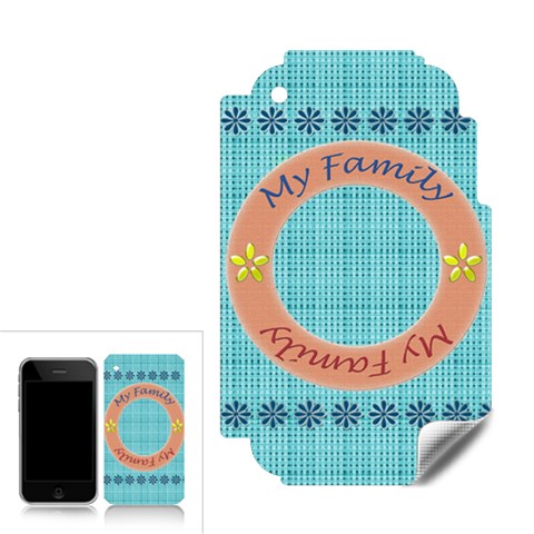 My Family Iphone Skin By Daniela Front