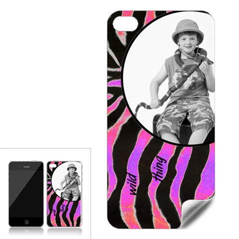 Wild Thing Apple Iphone 4 Skin By Catvinnat Front