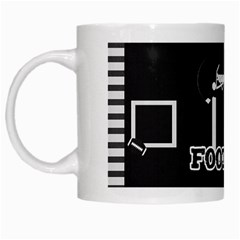 Touchdown (Black and Red) Mug - White Mug