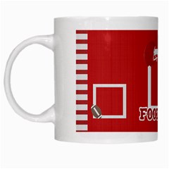 Touchdown (Black and Red) Mug 2 - White Mug