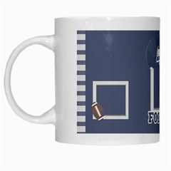 Touchdown (Green and Blue) Mug - White Mug