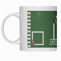 Touchdown (Green and Blue) Mug 2 - White Mug