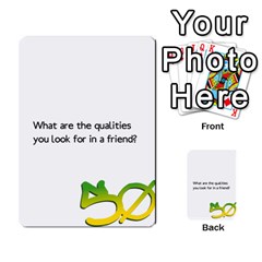 50 questions graffiti - Multi-purpose Cards (Rectangle)