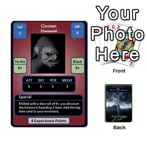 Green Da Encounter Cards By Dan Keltner Front - Heart9