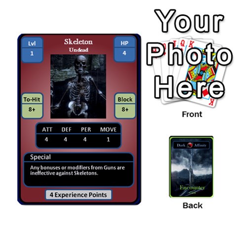 Green Da Encounter Cards By Dan Keltner Front - Diamond3
