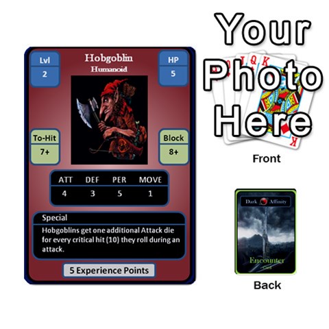 Green Da Encounter Cards By Dan Keltner Front - Diamond7