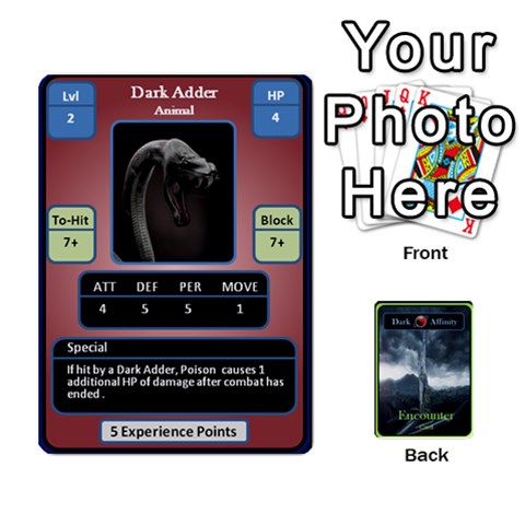 Queen Green Da Encounter Cards By Dan Keltner Front - DiamondQ