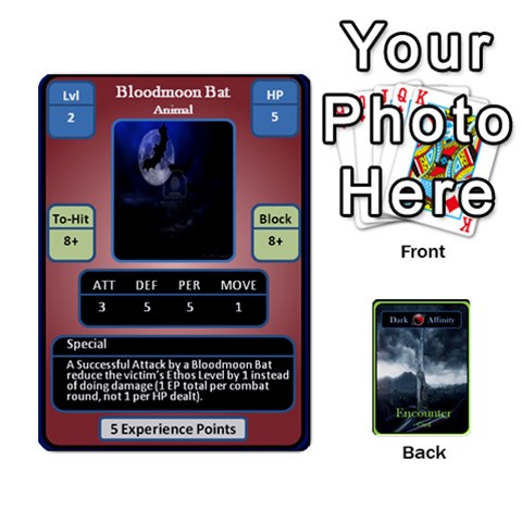 King Green Da Encounter Cards By Dan Keltner Front - DiamondK