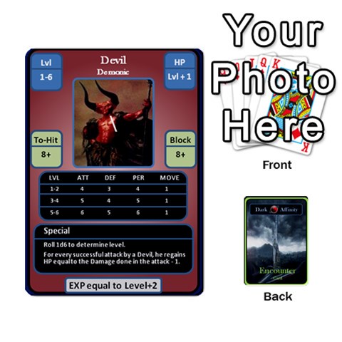 Green Da Encounter Cards By Dan Keltner Front - Club3