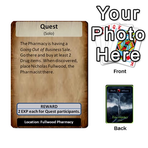 Ace Green Da Encounter Cards By Dan Keltner Front - ClubA