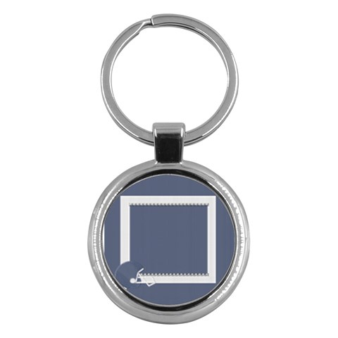 Touchdown (green And Blue) Keychain 2 By Chelsea Winsor Front