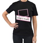 Hugs & Kisses t-shirt - Women s T-Shirt (Black)