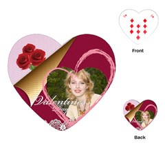 Love card - Playing Cards Single Design (Heart)