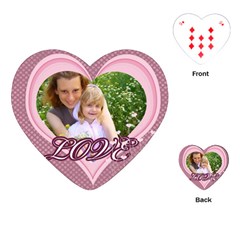 Mothers day - Playing Cards Single Design (Heart)