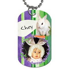 2 sided Easter Basket Dogtag - Dog Tag (Two Sides)