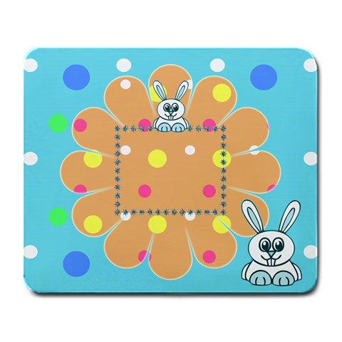 Funny Bunny Mousepad By Daniela Front