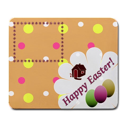 Happy Easter Mousepad By Daniela Front