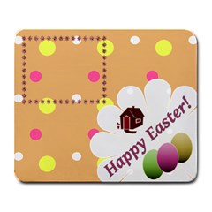 Happy Easter mousepad - Large Mousepad