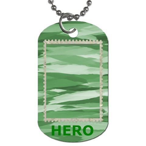 My Hero Dog Tag 1 Side By Laurrie Front