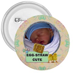 Egg-Straw Cute 3 Button Egg-Straw Cute 3 Button