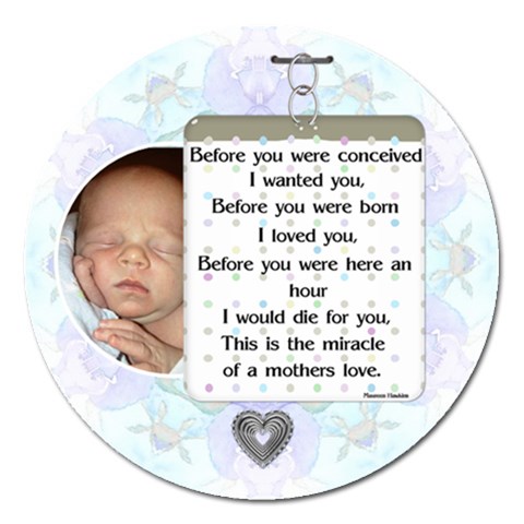 A Mother s Love 5  Magnet By Lil Front