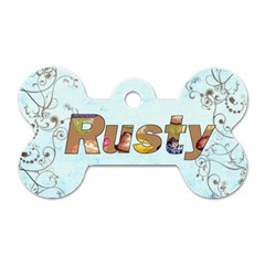Rusty Puppy Dog Tag