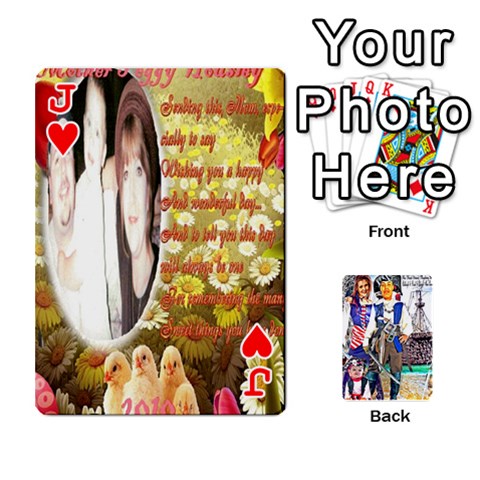 Jack Ashleigh & Raul Quiroz Family s Cards By Pamela Sue Goforth Front - HeartJ