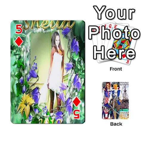 Ashleigh & Raul Quiroz Family s Cards By Pamela Sue Goforth Front - Diamond5