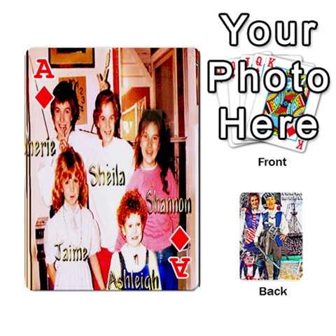 Ace Ashleigh & Raul Quiroz Family s Cards By Pamela Sue Goforth Front - DiamondA