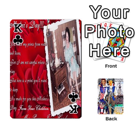 King Ashleigh & Raul Quiroz Family s Cards By Pamela Sue Goforth Front - ClubK
