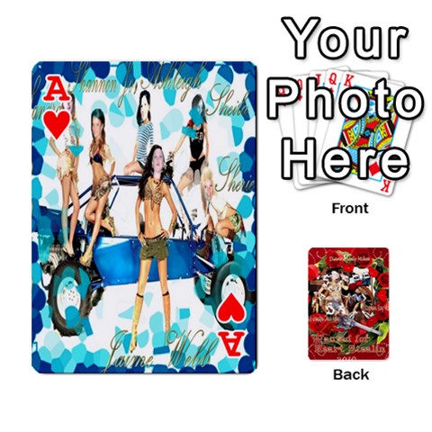 Ace Stephen & Chase, Kiai , Hailly & Dianne Mckee Family s Cards By Pamela Sue Goforth Front - HeartA