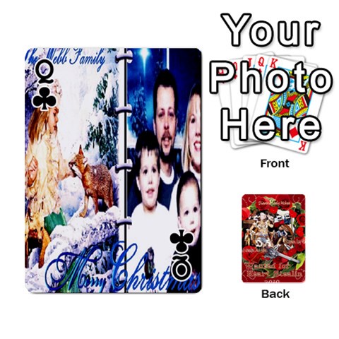 Queen Stephen & Chase, Kiai , Hailly & Dianne Mckee Family s Cards By Pamela Sue Goforth Front - ClubQ