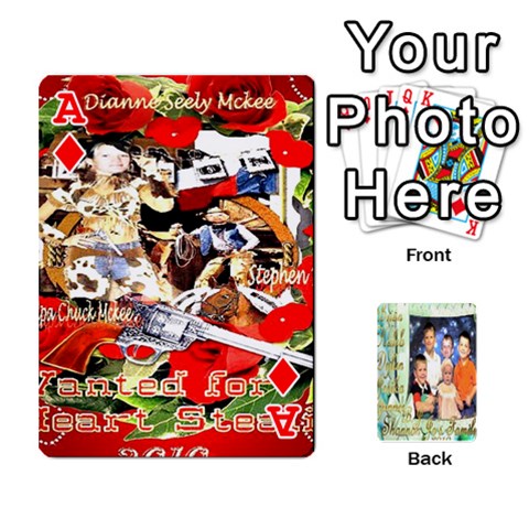 Ace Scott Reed & Shannon Son s Brian, Dylan, Kaleb, Family s Cards By Pamela Sue Goforth Front - DiamondA