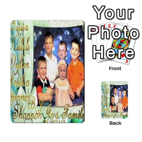 Scott Reed & Shannon Son s Brian, Dylan, Kaleb, Family s Cards By Pamela Sue Goforth Back