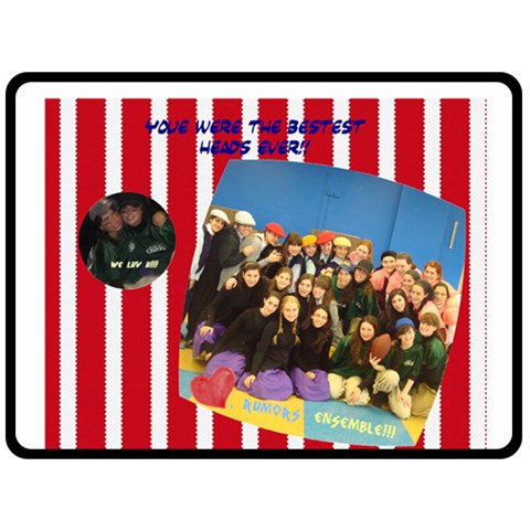 Rumors Blanket By Leah 80 x60  Blanket Front