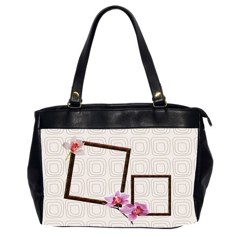 Orchid Handbag Two Sides By Elena Petrova Front