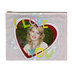 I love you - Cosmetic Bag (XL)