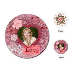 Love - Playing Cards Single Design (Round) Love - Playing Cards Single Design (Round)