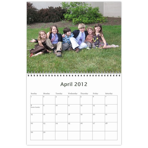 Calendar 2011 By Julie Apr 2012
