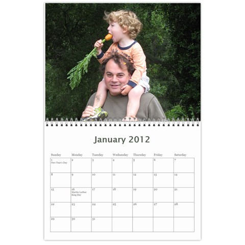 Calendar 2011 By Julie Jan 2012