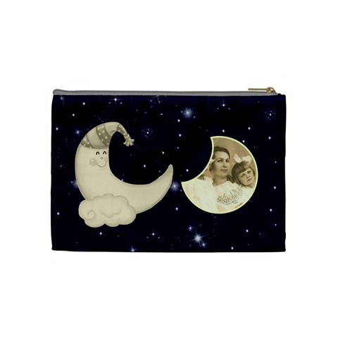 Sun & Moon Medium Cosmetic Bag By Catvinnat Back