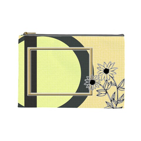 Sunflower L Cosmetic Bag By Daniela Front