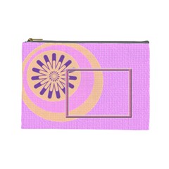 Circles L cosmetic bag (7 styles) - Cosmetic Bag (Large)