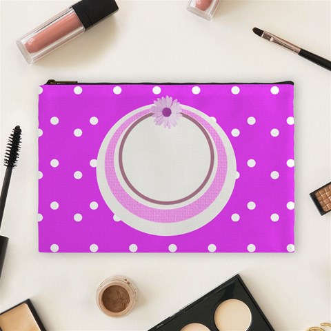 My Girl L Cosmetic Bag By Daniela Front