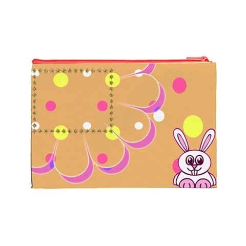 Hunny Bunny L Cosmetic Bag By Daniela Back