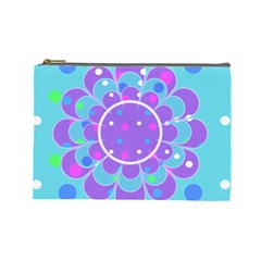 Flower L cosmetic bag - Cosmetic Bag (Large)