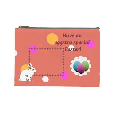 Eggstra Special Easter L Cosmetic Bag By Daniela Front