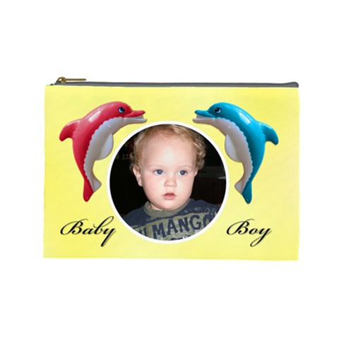 Baby Boy L Cosmetic Bag By Deborah Front