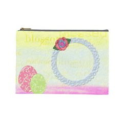 Eggzactly Spring Large Cosmetic Bag 2 - Cosmetic Bag (Large)